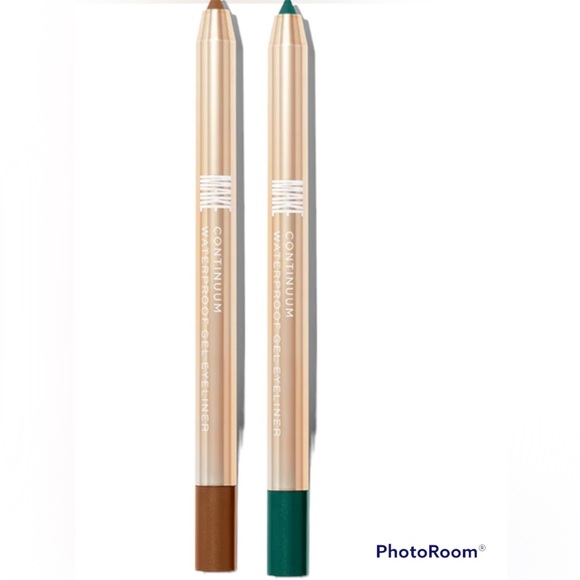 MAKE Other - MAKE 2-pack waterproof gel eyeliner. Two colors; teal and tan for one low price!